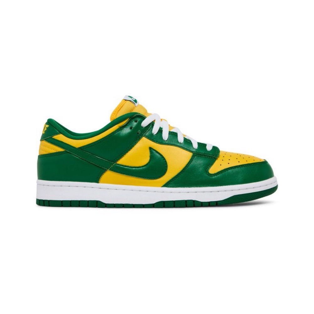 Nike Dunk Low Retro “Brazil” Sneakers - Picture 1 of 10